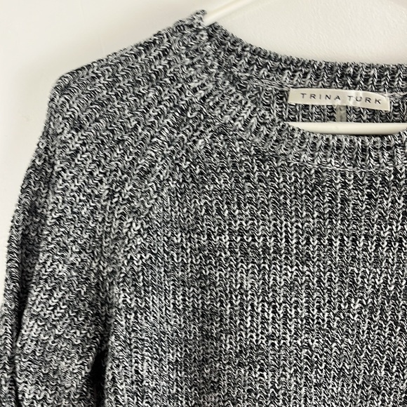 Trina Trunk Haven Pima Cotton Short Sleeved Knit Sweater - Picture 5 of 8